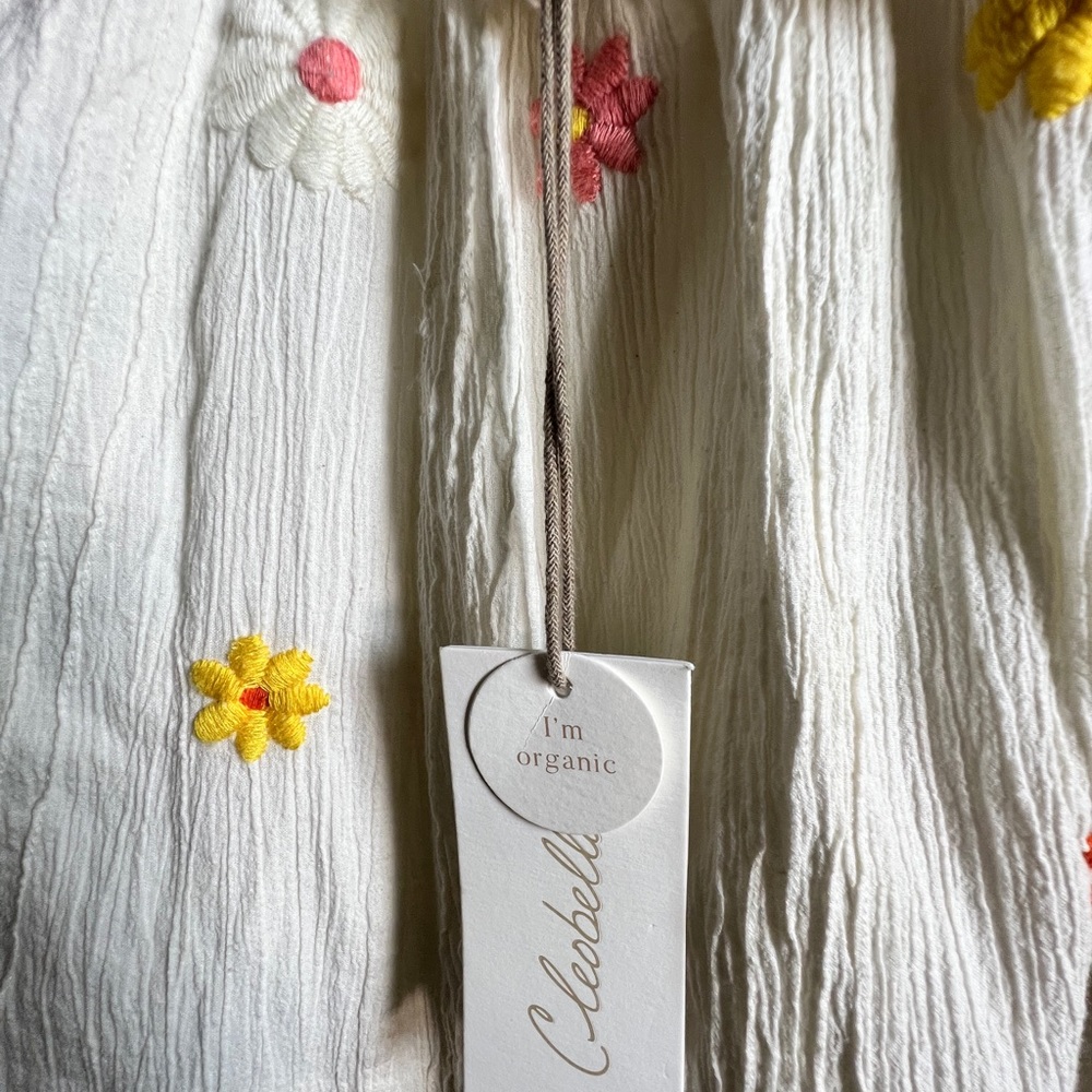 Cleobella Eleanor embroidered mini dress. Medium, new with tag. - Picture 3 of 4